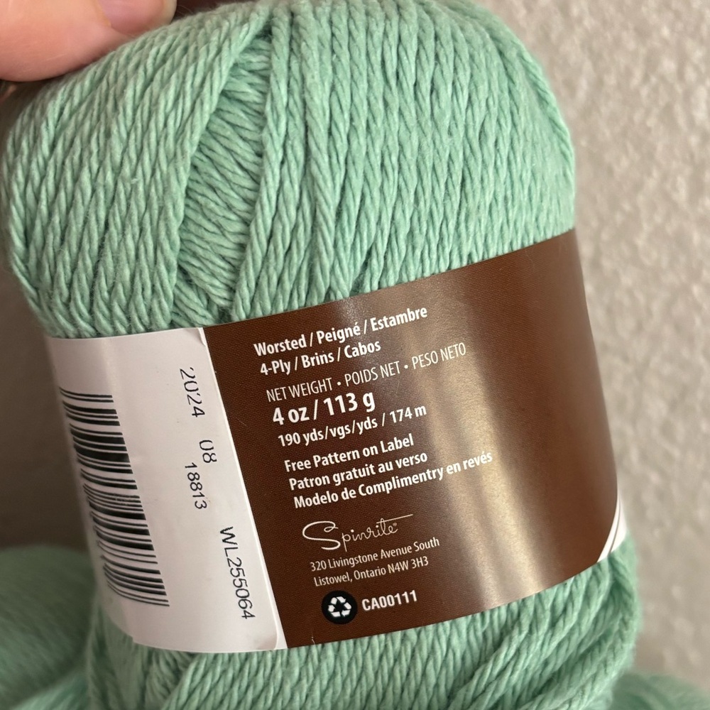 3 NEW Skeins of Lily’s Sugar n Cream 100% Cotton Yarn - Picture 4 of 4